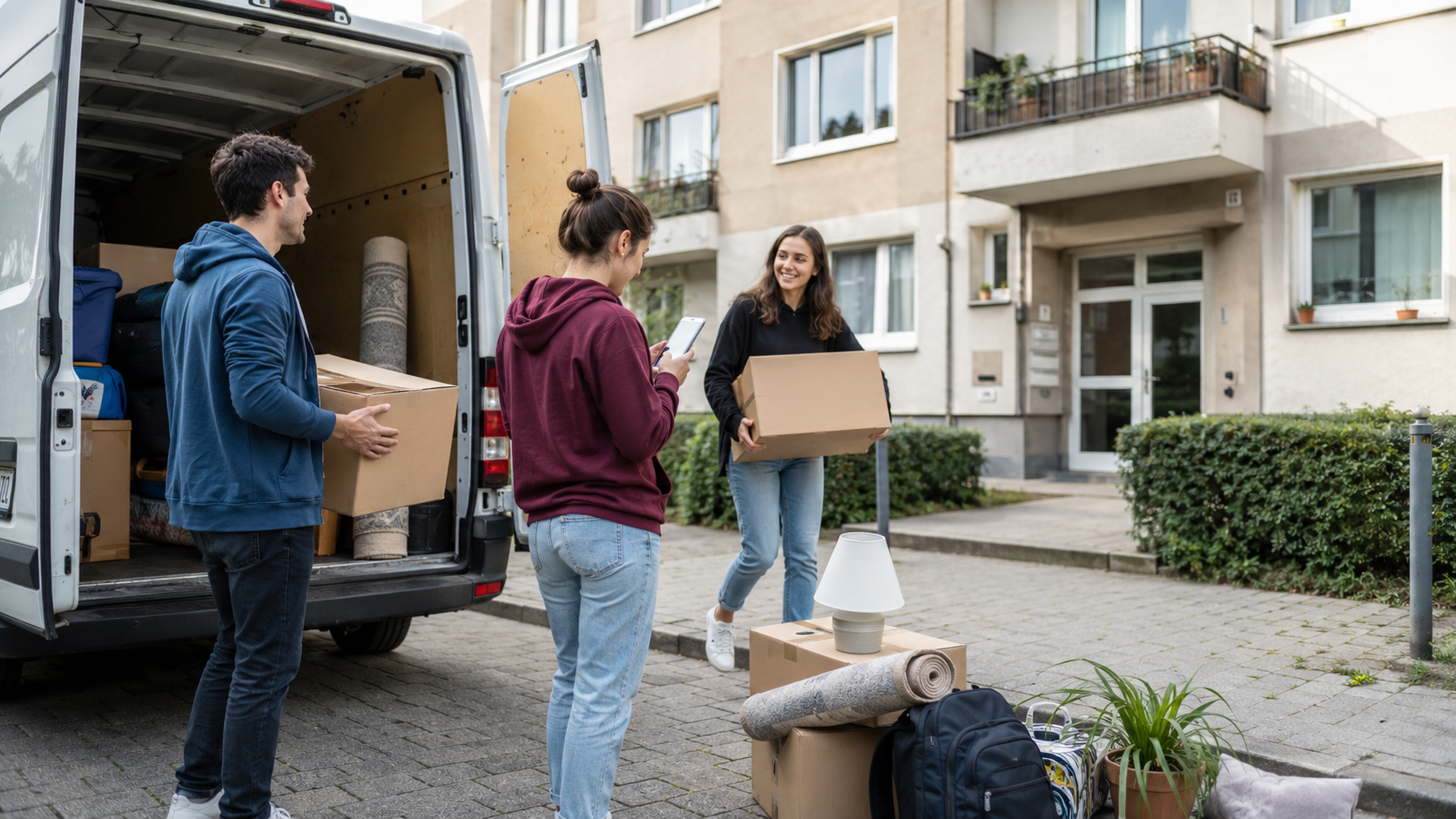 Erster Umzug mit Transporter: Budget, Planung und Spartricks für WG-Bezieher und Studierende