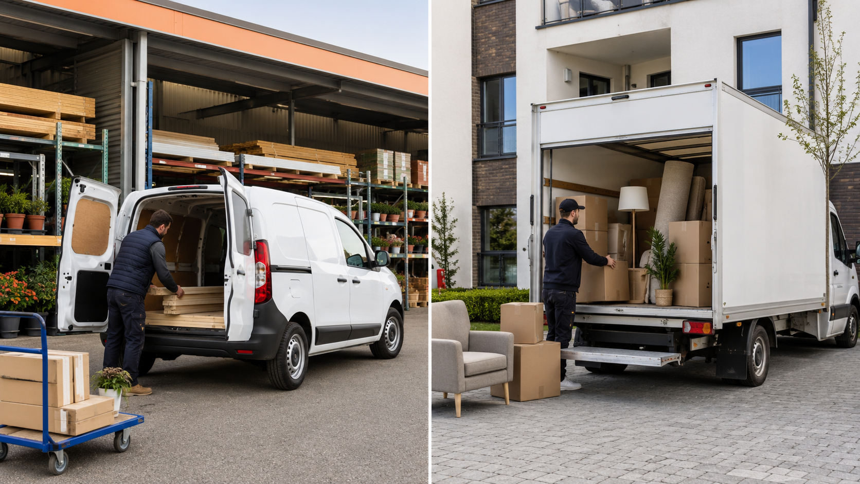 Transporter beim Baumarkt mieten – Konditionen im Vergleich