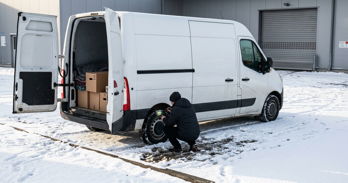 Winterreifenpflicht im Miet-Transporter und LKW: Wann welche Bereifung Pflicht ist – und wer haftet