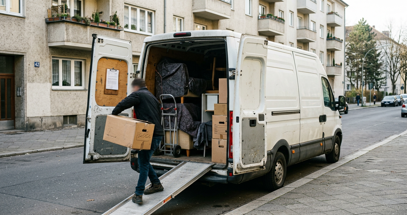 Umzugskosten von der Steuer absetzen: Umzugskostenpauschale 2026, Miet-Transporter-Miete als Werbungskosten und die Belege, die das Finanzamt sehen will