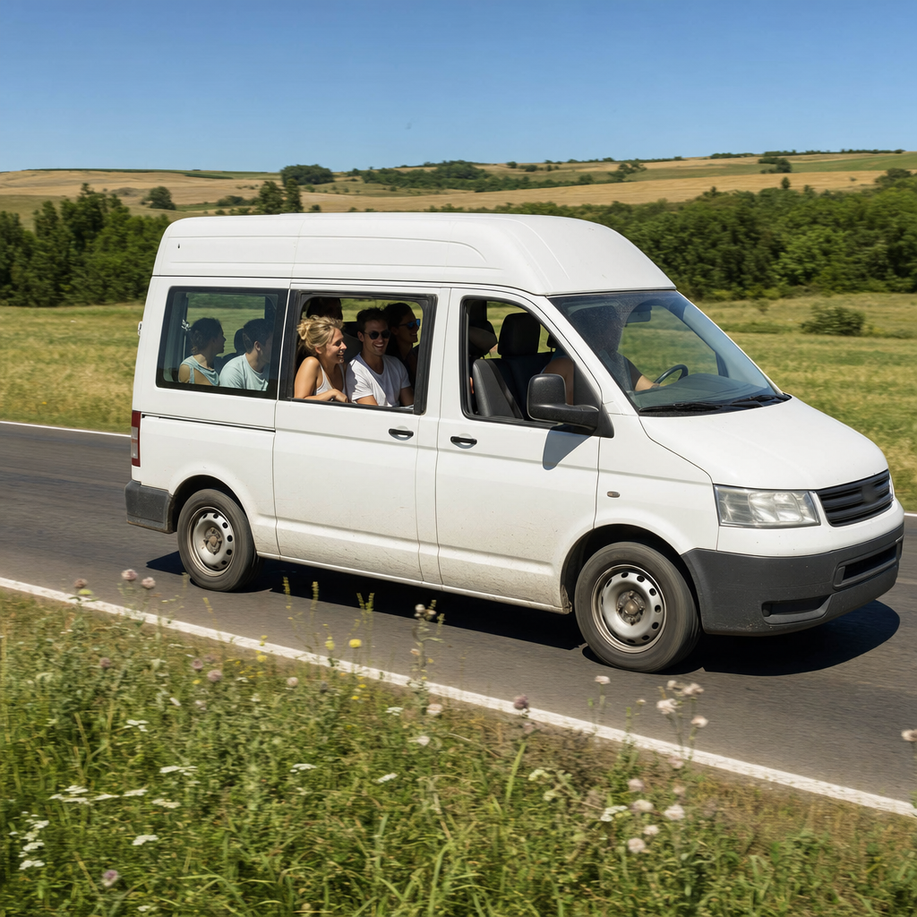 Kleinbus mieten für Ausflüge: 7-Sitzer und 9-Sitzer im Vergleich